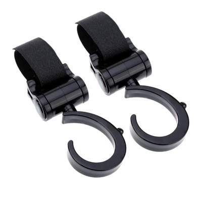 2Pcs/Set Baby Carriage Stroller Accessories Pram Stroller Pushchair 360 Swivel Hanger Hooks