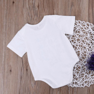 Newborn Infant Toddler Baby Boys Baby Girls Unisex Romper Cotton Jumpsuit Clothes Letter Outfits