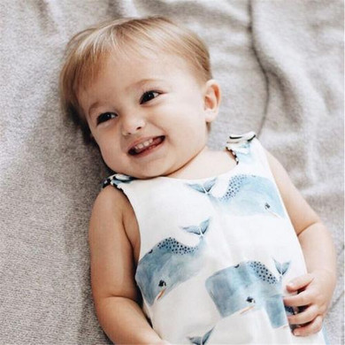 Newborn Infant Baby Boys Girls Clothing Romper Sleeveless Cotton Cute Jumpsuit Outfit Clothes Baby Boy