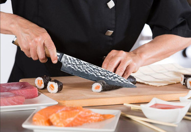 Damascus Knives 8" Chef Knife Japanese Kitchen Knife Damascus VG10 67 Layer Stainless Steel Knives Ultra Sharp Zebra Wood Handle