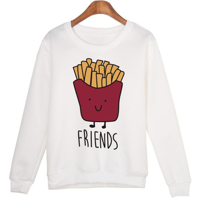 Cute Nutella Sweatshirts Kawaii Funny Students Hoodies Harajuku Tops Pullovers sudaderas mujer 2016 Sweatshirts Woman Moleton