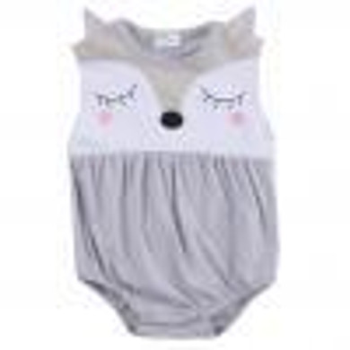 Cute Newborn Infant Baby Boy Girls Fox Cartoon Clothes Cotton Romper Outfits
