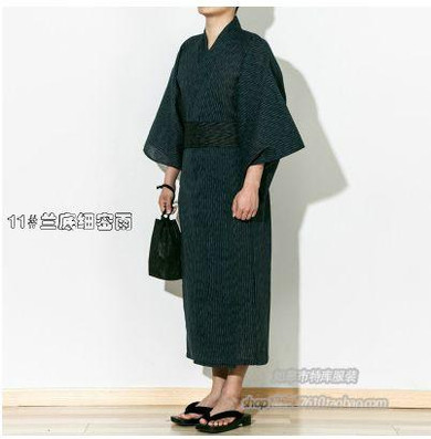 3pc/set Kimono suit Cool Traditional Japanese Male Kimono Men Robe Yukata 100% Cotton Men's Bath Robe Kimono Sleepwear 82806