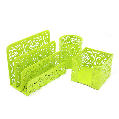 3PC Office Desk Tidy Organiser Set Home Office Storage