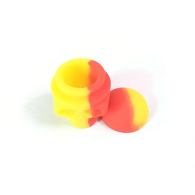 3ml Skull Silicone Jars Dab Wax Container For Oil Non Stick Silicon Bho Container 30pcs/lot