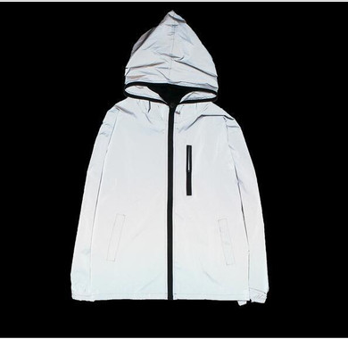 3m Reflective Jacket Men Women Harajuku Windbreaker Jackets Hooded Streetwear Coats 3m Windbreakers Harajuku Jacket