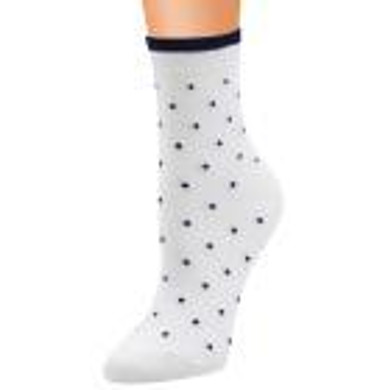 Cute Ladies women socks cotton Horizontal Dots Pattern Printed Casual Tube Socks in Six Colour HIgh Quality New Fashion 2018