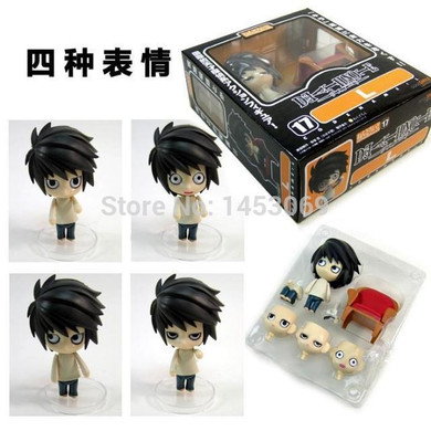 Cute Death Note Anime L #17 Nendoroid PVC Action Figure Colletion Model Toy Doll