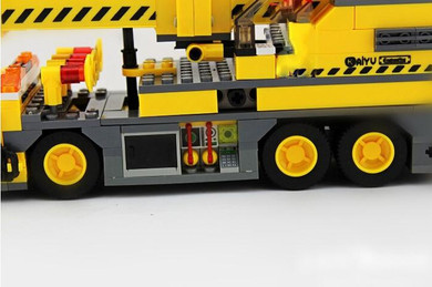 KAZI 380Pcs City Crane Lift Model Building Blocks baby toys for children compatible famous brand bricks brinquedos drop shipping
