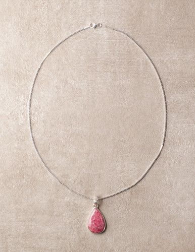 Rhodonite Teardrop Pendant