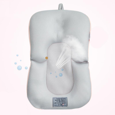 Cute Cartoon Baby Bath Bloom Baby Bathtub Newborn Bathing Pad Infant Bath Seat Support Baby Shower Folding Bath tub Mat bed
