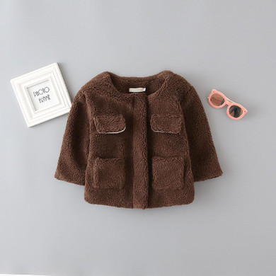 Cute Baby Girls Clothes Coat New Winter Jackets For Girls Autumn Warm Kids Outerwear Children Clothing Baby Windbreakers 9-24M