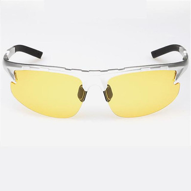 Night-vision-goggle Men's Driver Polarized Aluminum Magnesium Sunglasses Anti-glare Night Driving Glasses Sun Glasses