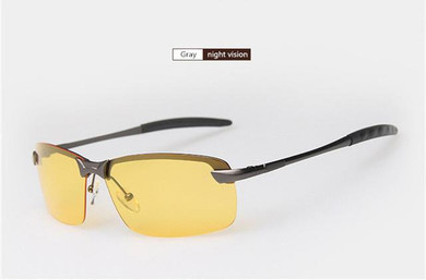 Night Vision Driving Glasses Women Men Aluminum-Magnesium Car Drivers Goggles Anti-Glare Polarizer Sunglasses Polarized
