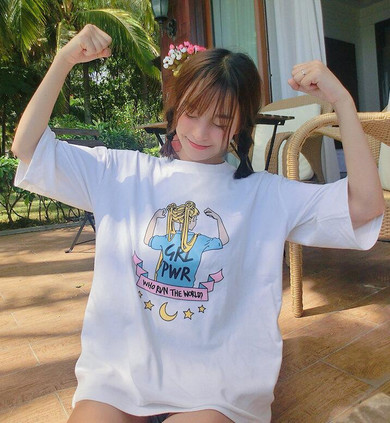 NiceMix Kawaii Sailor Moon T Shirt 2018 Summer Women Cotton T-shirt Print Girl Power Loose Harajuku Short Sleeve Tee Shirt Femme