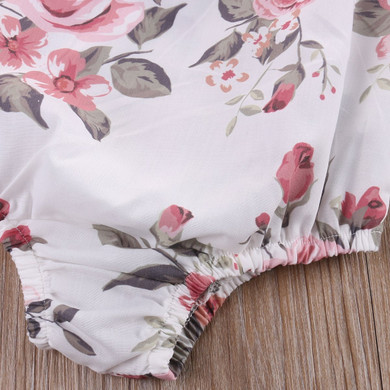 Newborn Toddler Baby Girls Clothes Bodysuit Long Sleeve Flower Casual Cute Clothing Baby Girl Bodysuit Outfit