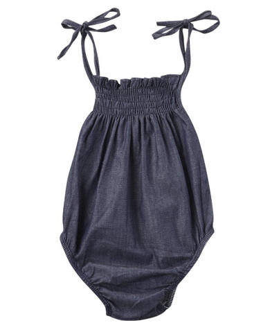 Newborn Toddler Baby Girl Sleeveless denim  Romper Backless Belt  Jumpsuit Infant Clothes Outfit Sunsuit Newborn Toddler Baby Girl Sleeveless denim  Romper Backless Belt  Jumpsuit Infant Clothes Outfit Sunsuit