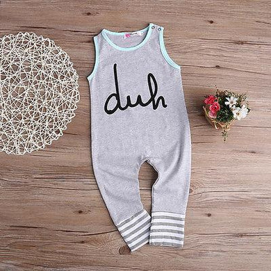 Newborn Summer Rompers 2016 Cute Toddler Baby Girl Boy Bear Jumpers Rompers Playsuit Outfits Clothes 0-24M