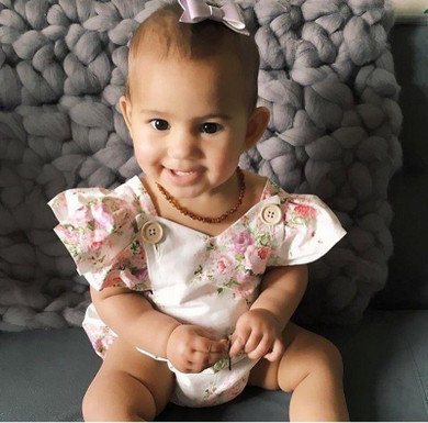 Newborn Rompers For Girl Toddler Kids Baby Girl Clothing Printing Summer Sunsuit Cute Baby Clothes 0-24M