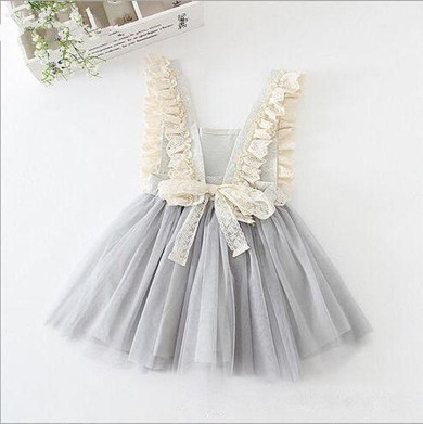 Newborn New Baby Kids Girls Children Formal Wedding Princess Tutu Party Dress Summer Casual Lace Casual Lovely Dresses Sundress