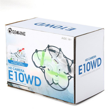 Eachine E10WD Mini Wifi FPV With Altitude Mode 2.4G 4CH 6-axis RC Quadcopter RTF