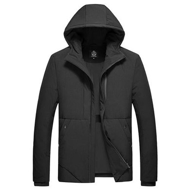 E-artist Men's Slim Fit Casual Hooded Down Coats Jackets Male Thicken Zipper Outwear Overcoats for Winter Plus Size 6XL Y54