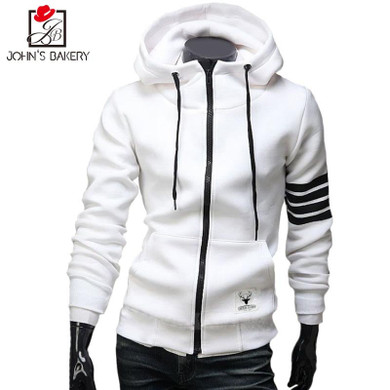 John'sBakery New Fashion Men Hoodies Brand Leisure Men Hoodie Sweatshirts Casual Zipper Hooded Jackets Male Hoody Moletom Size4X