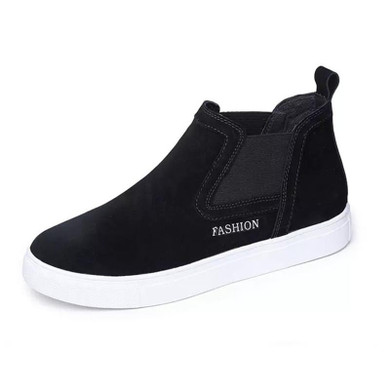 38-48 Chelsea Boots Men Winter Shoes Plush Men Boots Warm Men Shoes Winter Natural Suede Top Quality