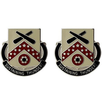 3643rd Support Battalion Unit Crest (Sustaining Thunder!)