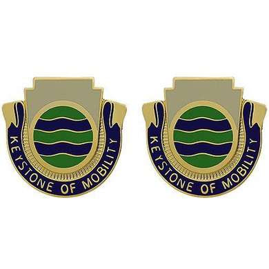 362nd Quartermaster Battalion Unit Crest (Keystone of Mobility)