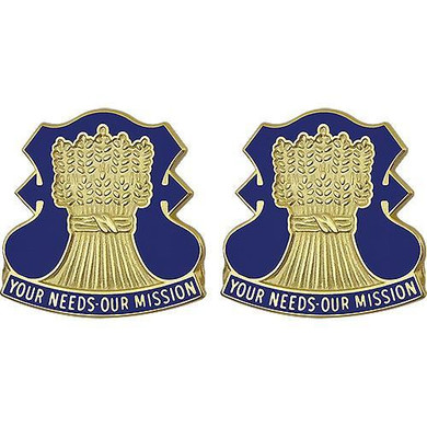357th Support Battalion Unit Crest (Your Needs Our Mission)