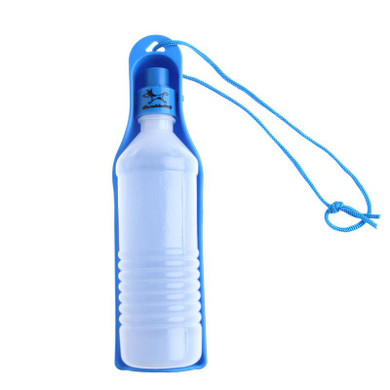 350ml Potable Pet Dog Cat Water Feeding Drink Bottle Dispenser Pet Portable Water Dispenser Blue/Red/Pink