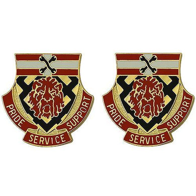 340th Support Battalion Unit Crest (Pride Service Support)
