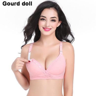 34-42 100% Cotton Breast Feeding Maternity Nursing bras prevent sagging for pregnant women soutien gorge Nursing Bra underwear
