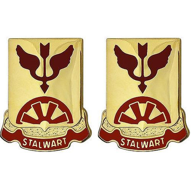 332nd Transportation Battalion Unit Crest (Stalwart)