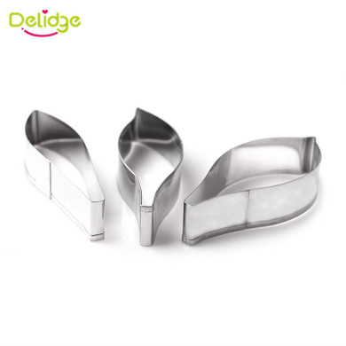 Delidge 3pcs/set Stainless Steel Hippeastrum Petals Cookie Cutter Sugarcraft Biscuit Fondant Cake Decorating Tools Baking Mould