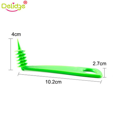Delidge 1 pc Vegetable Rotate Slicer Plastic Manual Spiral Screw Slicer Potato Carrot Cucumber Vegetables Spiral Cutter