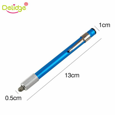 Delidge 1 pc pen shape knife sharpener diamond plated carbon steel Multi Purpose Fishhook Sharpener Grindstone Outdoor Tools