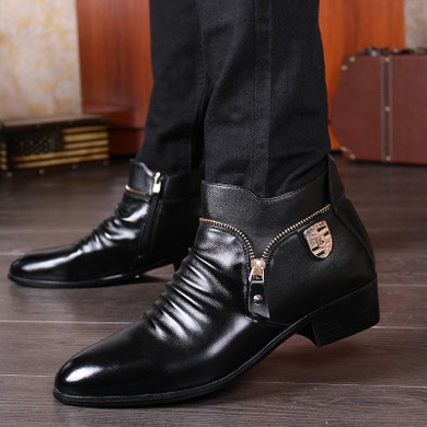 DEKESEN Brand Leather Men Dress Shoes, Genuine Leather Bullock Oxfords Shoes For Men, Designer Luxury Men Casual Flats Shoes