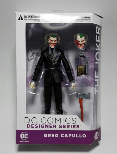 DC COMICS Designer Series DC Collectibles Batman The Joker by Greg Capullo PVC Action Figure Collectible Model Toy 16cm KT3142