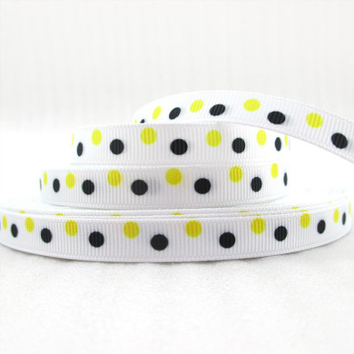 David accessories 3/8"9mm cow leopard printed polyester grosgrain tape ribbon 5yds,DIY handmade materials,wedding wrap,5Yc3270