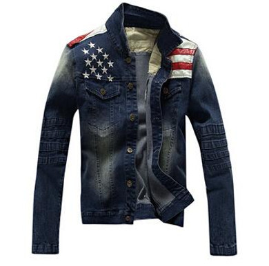 2017 Denim Jacket Men Bomber Jackets and Coats Fashion Cowboy Jean Coat Spring Autumn Overcoat Male Brand Clothing Plus Size 3XL