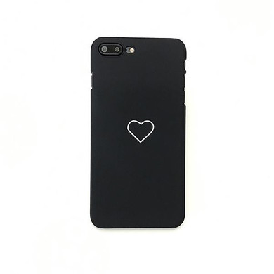 Love Heart Pattern Back Scrub Case Cover Couple Phone Case for iPhone 7/7 Plus/6/6 Plus/6s/6s Plus
