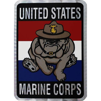 Bulldog USMC Prism Decal