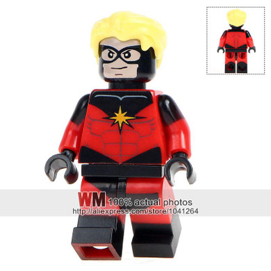 Building Blocks Single PG378 Super Heroes Bane Blink Mar-Vell Spawn Joker Rorschach Green Lantern Education Toys For Children