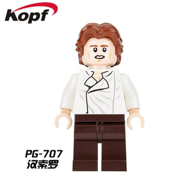 Building Blocks Han Solo Grand Admiral Thrawn Snowtrooper Lando Calrissian Star Wars Bricks Action DIY Toys for children PG8050