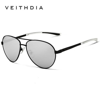VEITHDIA Fashion Brand Designer Aluminum Magnesium Men's Sun Glasses Polarzed Mirror lens Male Eyewear Sunglasses For Men 3801