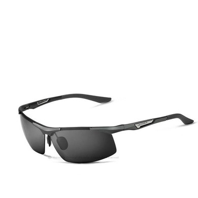 Veithdia Aluminum Magnesium Semi rimless Sunglasses Polarized Men Coating Mirror Driving Sun Glasses Eyewear Accessories shades