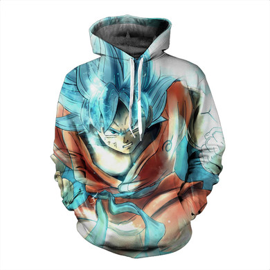 vegetto Blue Dragon Ball Z Hoodies 3d Hoodies Pullovers Sportswear Hooded Sweatshirts Mens Sleeve Son Goku Hoode Dragon Ball Z