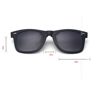 VEGA Polarized Clip On Sunglasses Over Prescription Glasses With Box Fit Over Glasses Sunglasses Flip Up Clips  5840